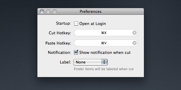Dateien im Finder ausschneiden und einfuegen